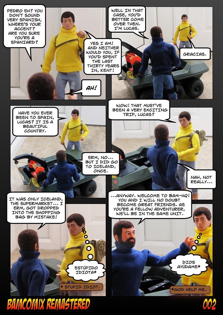 BAMComix Presents -Adventurers adventure PART TWO - A spanish chap from Kent (2).