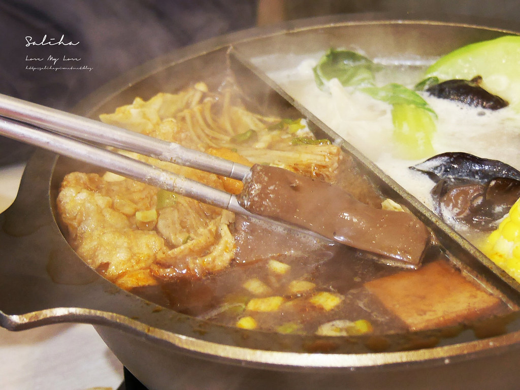小鍋極製麻辣鍋物 中和美食推薦一個人就能吃鴛鴦鍋永安市場站餐廳 (3)