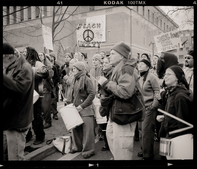 Peace Rally and March ~ Portland, Oregon ~ 19 January 2003