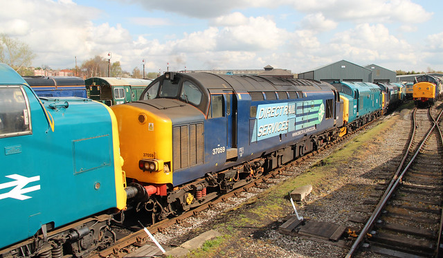 Direct Rail Services Class 37 No. 37059 at Barrow Hill