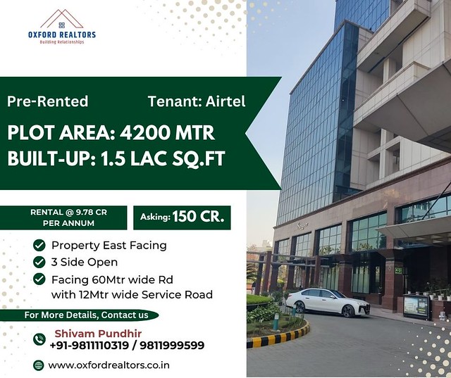 Pre-Rented Property with Airtel as Tenant | Oxford Realtors