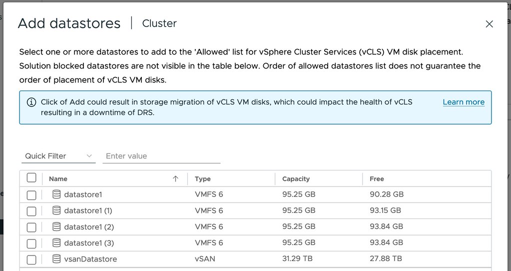 How to stop vCLS VMs from running on a vSphere HA Failover Host?
