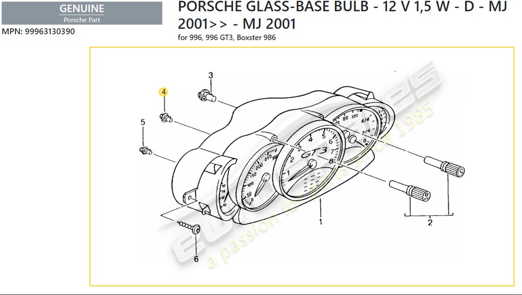 Porsche bulbs
