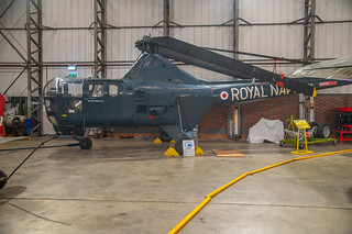 Inside the Canadian Memorial T2 Hangar - Westland – Sikorsky Dragonfly HR.5