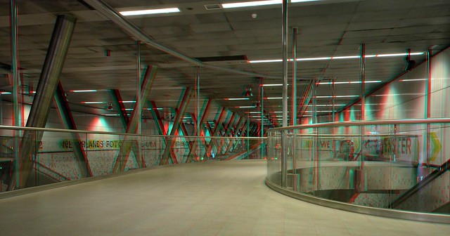 Metro-station Wilhelminaplein Rotterdam 3D