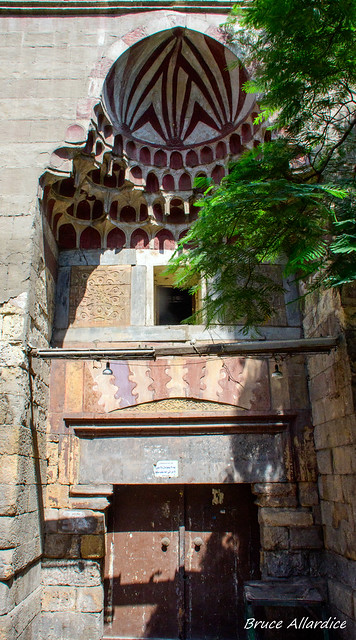 Cairo Mosque of Arghun Shah al-Isma'ili 1347 Mamluk Entrance Portal south