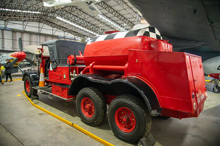 Inside the Canadian Memorial T2 Hangar - 1958 Commer ‘Bikini’ Fire Pump Unit