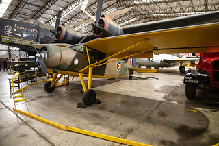 Inside the Canadian Memorial T2 Hangar - Fairchild Argus II