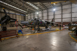 Inside the Canadian Memorial T2 Hangar - Hawker Siddeley Harrier GR.3 ‘XV748 / B’