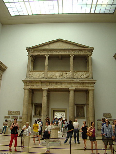 Templo de Atenea diosa Propylon arte romano griego Museo Pergamo Berlin Alemania 10