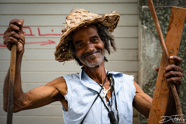 Street worker in Havana, Cuba