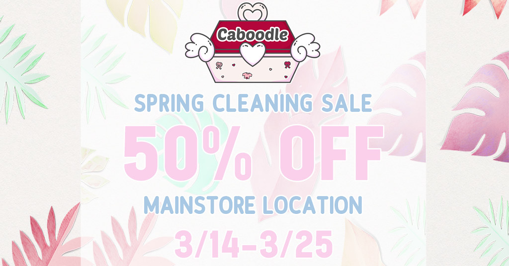 50% Off Storewide Spring Cleaning Sale at Caboodle