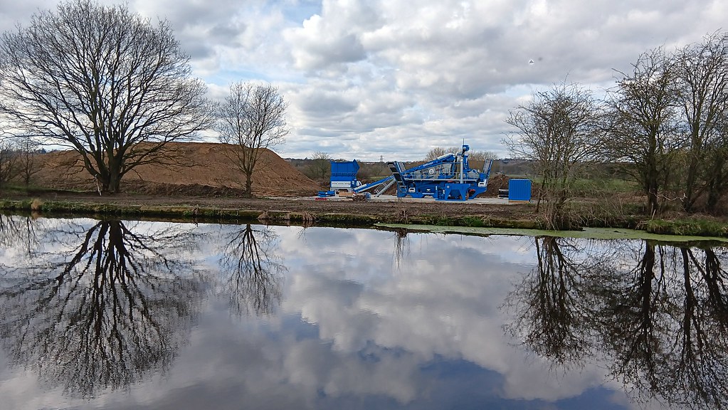 Sand and Gravel Quarry Aire and Calder Navigation Stanley Ferry Wakefield Yorkshire