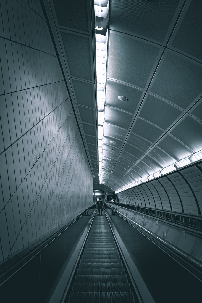 Lonely Subway Corridor