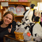 Violet And The Penguins At the St. James General Store.