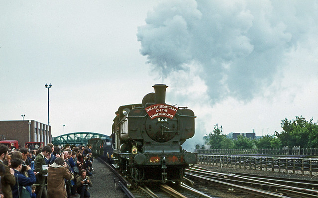 (B462)  LT 0-6-0PT L94 Last steam at Neasden  Jun'71