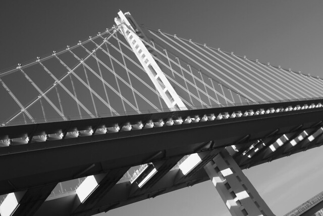 Oakland Bay Bridge from Yerba Buena