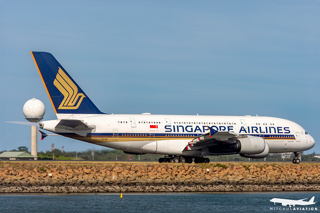 Singapore Airlines | 9V-SKT | Airbus A380-841 | Sydney Kingsford Smith International Airport (SYD/YSSY)