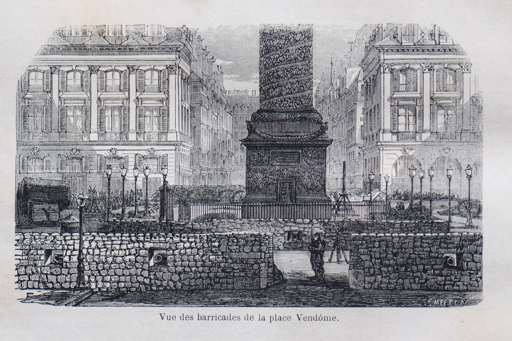 1871 barricades on the Vendome