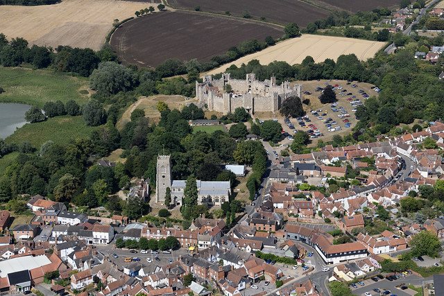 Framlingham aerial image - Suffolk