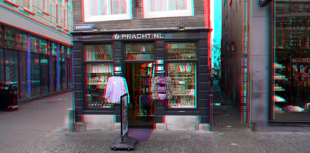 Shopwindow Oudegracht Utrecht 3D