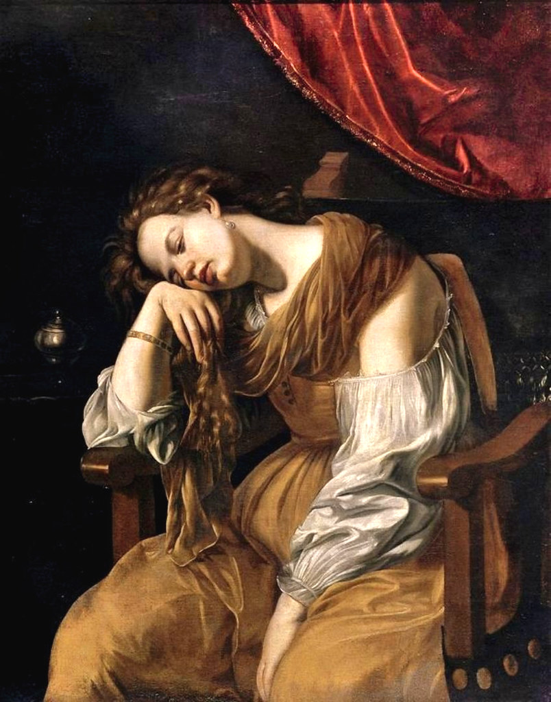 Artemisia Gentileschi (1593-1653) - Maria Maddalena come Melanconia