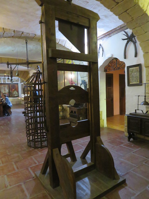 Spain - Andalusia - Ronda - Museo Lara - Inquisition collection - Guillotine