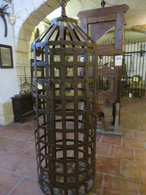 Spain - Andalusia - Ronda - Museo Lara - Inquisition collection - Cage