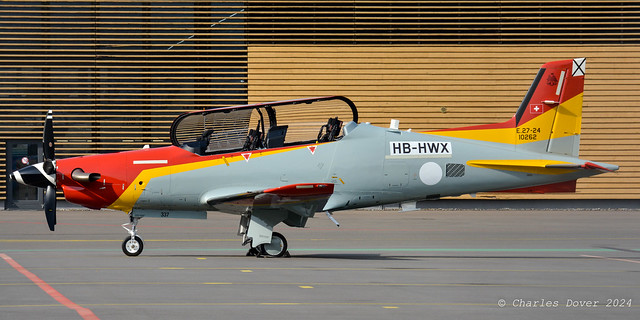 PC-21 E.27-24/ #10262/ HB-HWX Span.AF