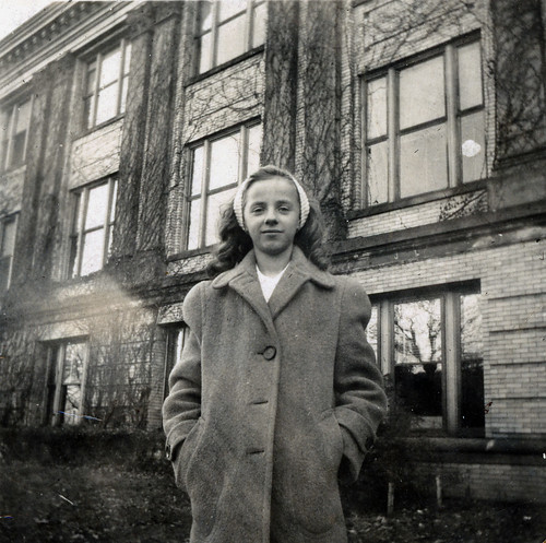 Girl at Harbor High School Circa 1950
