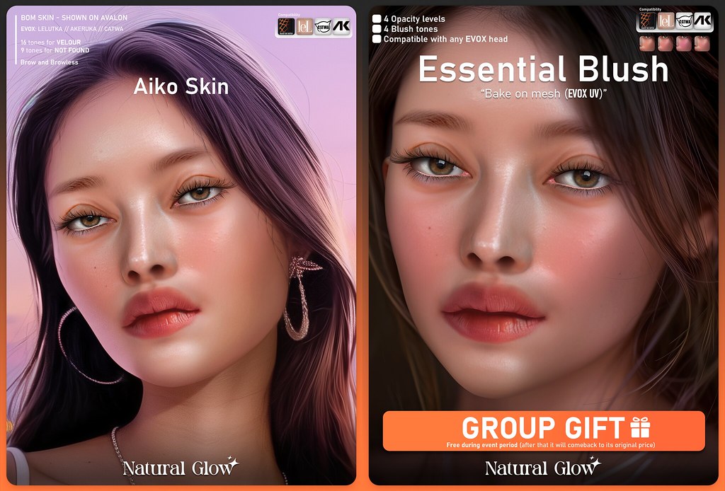 Natural Glow – Aiko & Essential Blush
