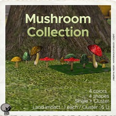 March group gift exclusive : Mushroom collection