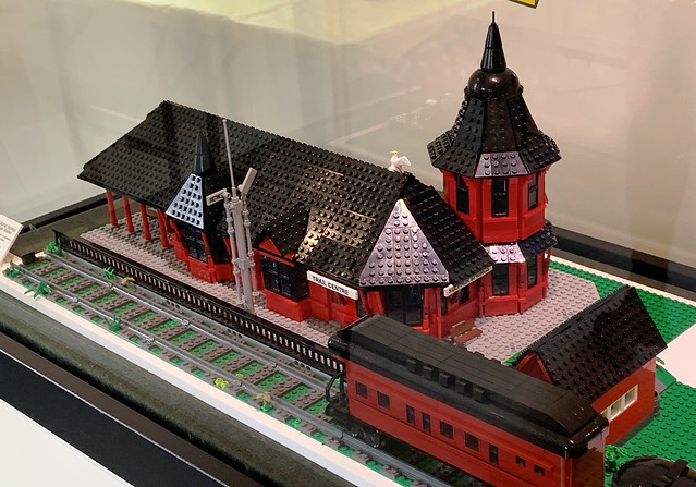 Lego Miniature of Sulphur Springs Station in Dundas