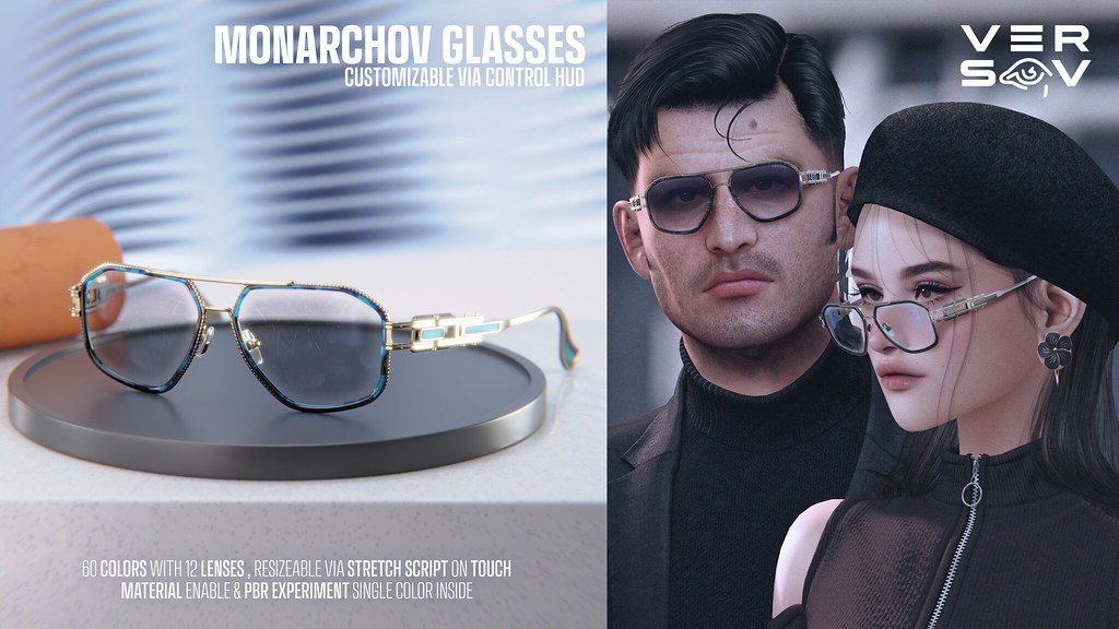 MONARCHOV glasses available at Alpha event