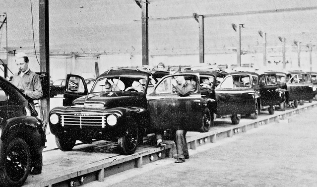 1947 VOLVO PV444 Production Line