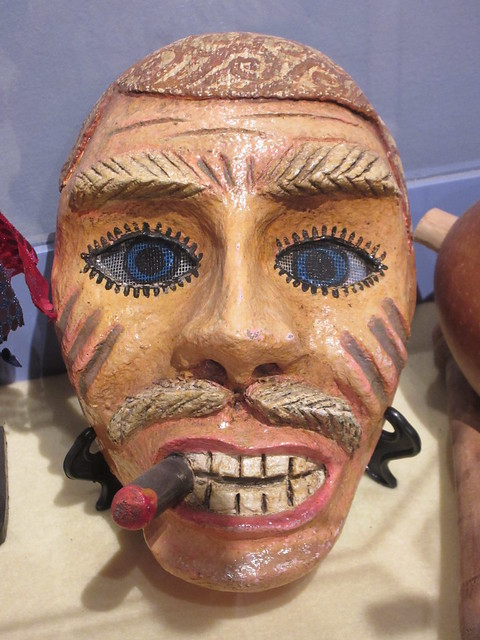 Sixteenth Century Nicaraguan Theatrical Mask, Juan Santamaría Historical Cultural Museum, Alajuela, Costa Rica, 10 March 2024
