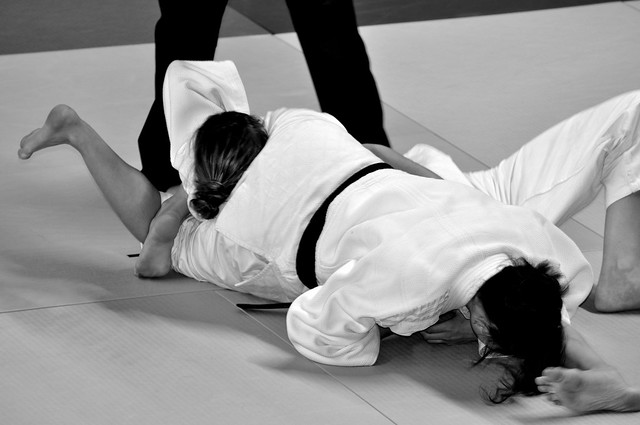 Women judo.