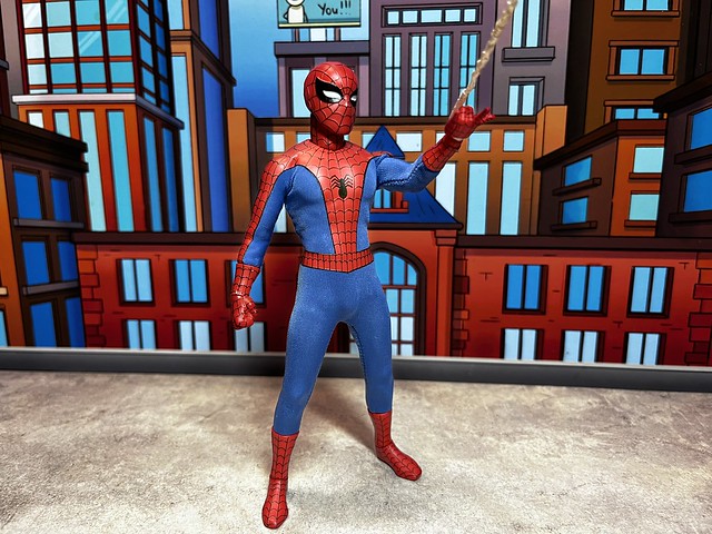 The Amazing Spider-Man #articulatedcomicbookart #acba #toyphotography #actionfigurephotogeaphy #marvelcomics #marveluniverse #theamazingspiderman #mezcoone12collective