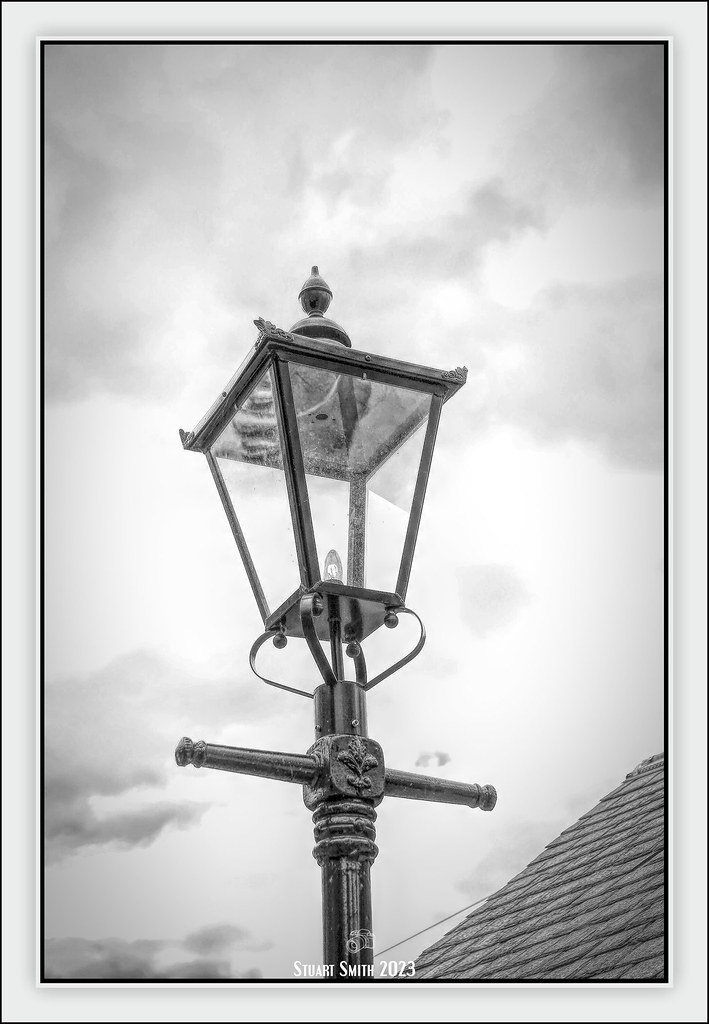 Lamp, Car Park, Hawes Inn, Newhalls Road, South Queensferry, West Lothian, Scotland UK