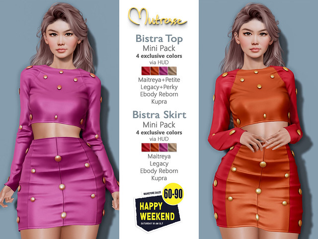 Mutresse•60-90L$ Happy Weekend•Bistra Top and Bistra Skirt (Exclusive)