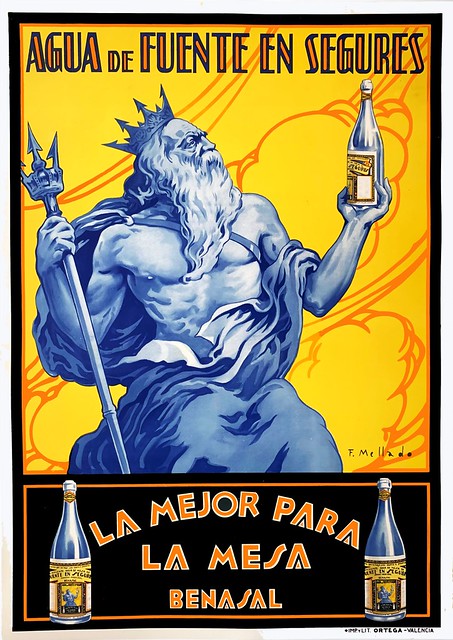 MELLADO, F. Agua de Fuente en Segures, La mejor para la Mesa, Benasal, c. 1930.