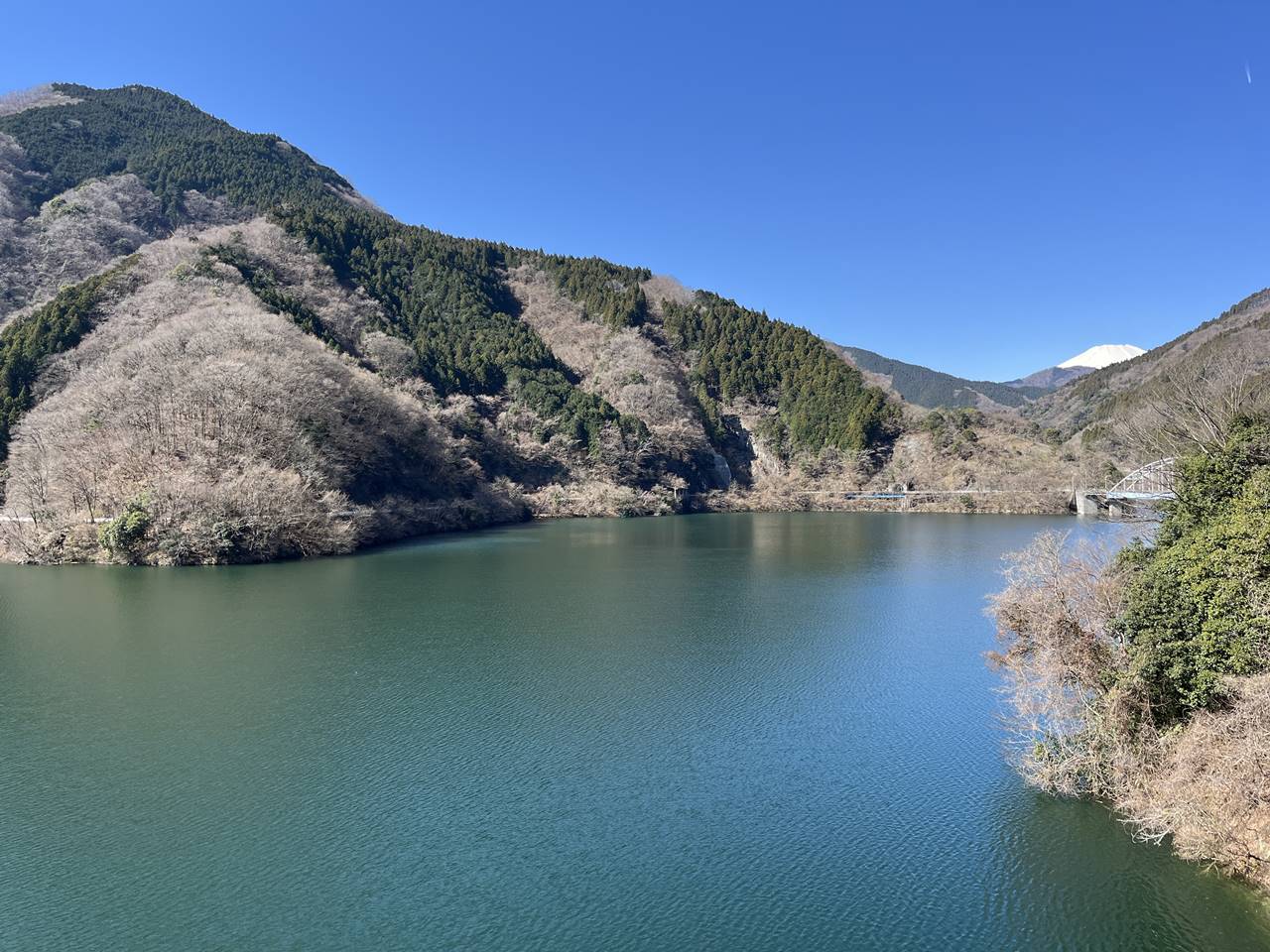 【丹沢】ミツバ岳登山　丹沢湖と富士山