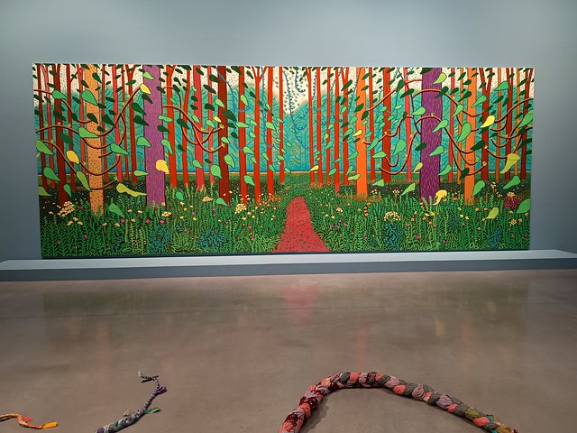 Spain - Andalusia - Malaga - Centre Pompidou - Arrival of spring in Woldgate by Hockney