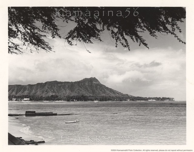 Waikiki Diamond Head late 1930s