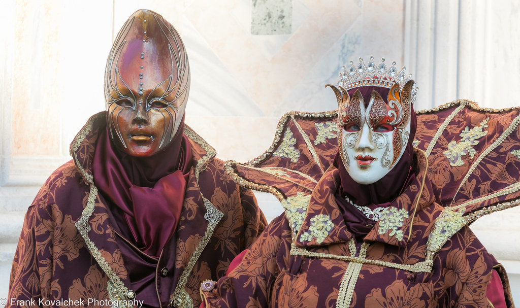 Masked model(s) at the 2024 Venice Carnevale