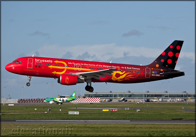 OO-SNO | Airbus A320-214 | Brussels Airlines (Red Devils)