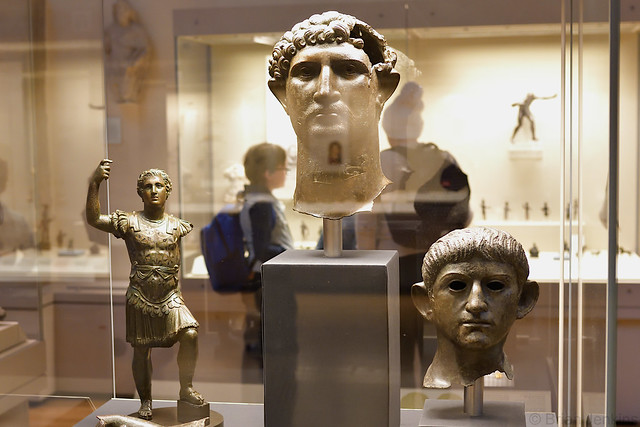 Bronze Head of Emperor Hadrian (2nd Century AD)