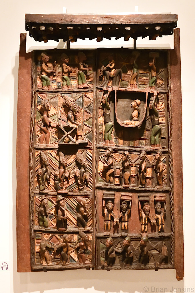 Palace Door and Lintel from Nigeria (1910-14)