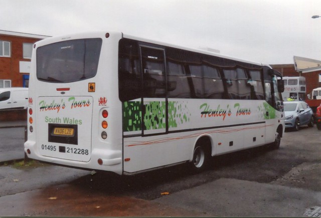 Henley’s Bus Services Ltd . Abertillery , South Wales .  WA06LZE . Aldridge , West Midlands  .