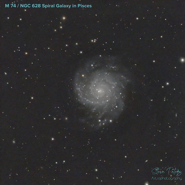 M74 the Phantom Galaxy - Spiral Galaxy in Pisces